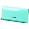 Pierre Cardin 07 SHINY 106 tyrkysová dámska kožená peňaženka 19 x 10,5 cm Pierre Cardin 07 SHINY 106 tyrkysová dámska kožená peňaženka 19 x 10,5 cm
