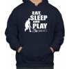 Fajntričko Mikina - Eat, sleep and play floorball, Farba tmavo modrá, Strih/ Variant Pánsky/UNISEX Fajntričko Mikina - Eat, sleep and play floorball, Farba tmavo modrá, Strih/ Variant Pánsky/UNISEX