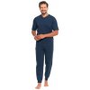 Moraj pánske pyžamo PDM4100-007 M tmavo modrá