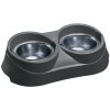 Ferplast Duo Feed 05 Anthracite - protišmykový držiak s 2 miskami Ferplast Duo Feed 05 Anthracite - protišmykový držiak s 2 miskami