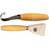 Nôž rezbársky Morakniv Hook Knife 162 S Double Edge s koženým puzdrom - hnedý Nôž rezbársky Morakniv Hook Knife 162 S Double Edge s koženým puzdrom - hnedý