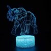 Beling 3D lampa,Slon 3, 7 farebná S496FG7C Beling 3D lampa,Slon 3, 7 farebná S496FG7C