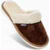 PanSzew Teplé dámske kožené papuče Domáce vlnené PanSzew Teplé dámske kožené papuče Domáce vlnené