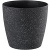 Kvetináč Strend Pro Stone, 35x35 cm, čierny, efekt kameňa Kvetináč Strend Pro Stone, 35x35 cm, čierny, efekt kameňa