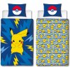 Halantex bavlna obliečky Pokémon Pikachu motív Bleskový šok 100% bavlna 70x90 140x200