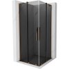 MEXEN/S - Velar L Duo sprchovací kút, posuvné dvere 90 x 90, grafit, ružové zlato 871-090-090-02-43-60 MEXEN/S - Velar L Duo sprchovací kút, posuvné dvere 90 x 90, grafit, ružové zlato 871-090-090-02-43-60