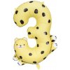 Party Deco Party Deco Balón Číslo 3 Gepard Party Deco Party Deco Balón Číslo 3 Gepard