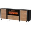 CMM Cama Komoda Volare 200 x 39 x 75 cm čierna/orech + krb CMM Cama Komoda Volare 200 x 39 x 75 cm čierna/orech + krb
