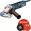 BOSCH BOSCH GWS 19-125 CIE + 5× fíbrový kotúč X-LOCK + Oporný tanier - 0615990M35 BOSCH BOSCH GWS 19-125 CIE + 5× fíbrový kotúč X-LOCK + Oporný tanier - 0615990M35
