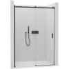 CERANO - Sprchové posuvné dvere Santoro Ľ/P - 8 mm - čierna matná, transparentné sklo - 130x195 cm CERANO - Sprchové posuvné dvere Santoro Ľ/P - 8 mm - čierna matná, transparentné sklo - 130x195 cm