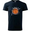 Basketbal lopta v triku - Klasické pánske tričko vyššej gramáže - L ( Tmavomodrá (veľmi tmavá - skoro čierna) ) Basketbal lopta v triku - Klasické pánske tričko vyššej gramáže - L ( Tmavomodrá (veľmi tmavá - skoro čierna) )