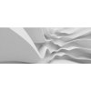 DIMEX | Panoramatická vliesová fototapeta na stenu 3D futuristická vlna MP-2-0295 | 375 x 150 cm | biela, šedá + Panoramatická vliesová fototapeta na múr DIMEX 3D futuristická vlna MP20295 v rozmere 3 DIMEX | Panoramatická vliesová fototapeta na stenu 3D futuristická vlna MP-2-0295 | 375 x 150 cm | biela, šedá + Panoramatická vliesová fototapeta na múr DIMEX 3D futuristická vlna MP20295 v rozmere 3