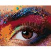 Diamondi Diamantové maľovanie - ŽENSKÉ FAREBNÉ OKO Rámovanie: vypnuté plátno na rám, Rozmer: 40x50 cm Diamondi Diamantové maľovanie - ŽENSKÉ FAREBNÉ OKO Rámovanie: vypnuté plátno na rám, Rozmer: 40x50 cm