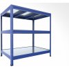 Kovový regál do technickej miestnosti Biedrax 45 x 120 x 90 cm, modrý - 3 police pozink Kovový regál do technickej miestnosti Biedrax 45 x 120 x 90 cm, modrý - 3 police pozink