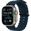 Apple Watch Ultra 2, 49mm, titánové púzdro, modrý oceánsky remienok MREG3CS/A