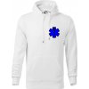 Rescue - Hviezda na prsníku + nápis na chrbte - Mikina pánska Cape s kapucňou - S ( Biela ) Rescue - Hviezda na prsníku + nápis na chrbte - Mikina pánska Cape s kapucňou - S ( Biela )