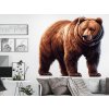 Nalepte.cz Medveď textilní prelepiteľná nálepka na stenu arch 75 x 68 cm Nalepte.cz Medveď textilní prelepiteľná nálepka na stenu arch 75 x 68 cm