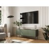 Cama Skříň RTV 3D TRESSE 150x40x55 matně zelená Cama Skříň RTV 3D TRESSE 150x40x55 matně zelená