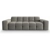 Micadoni Home Kendal zamatová pohovka 222 cm Sivá