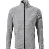 Malfini mikina Micro Factor na zip fleece pánská MAL-852M317 Melír stříbrná