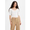 Levi's® dámske tričko Dry Goods Pointelle A4769 0001 smotanová