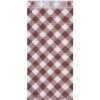 Wimex Papierové vrecko Karo 9+2,5 x 20 cm na párok v rožku (300 ks)