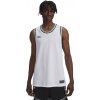 Under Armour Zone pro mesh tank biela čierna tyrkysová