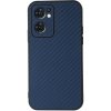 Gumený kryt Accurate Carbon na Oppo Reno 7 5G - Modrá Gumený kryt Accurate Carbon na Oppo Reno 7 5G - Modrá