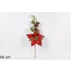 MAKRO - Vetvička / zápich vianočná 48cm, červeno – zlaté prevedenie MAKRO - Vetvička / zápich vianočná 48cm, červeno – zlaté prevedenie
