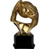 RP2021/G Figúrka plastová futbal brankár zlatá H-24 cm 24 cm