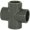 Aquaram PVC tvarovka - kríž 63 mm, DN=63 mm, d=76 mm, lepenie / lepenie 0222600063 Aquaram PVC tvarovka - kríž 63 mm, DN=63 mm, d=76 mm, lepenie / lepenie 0222600063