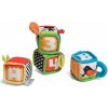 Infantino textilné kocky s aktivitami 4 ks Infantino textilné kocky s aktivitami 4 ks