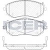 Sada brzdových platničiek kotúčovej brzdy ICER 181717 Sada brzdových platničiek kotúčovej brzdy ICER 181717