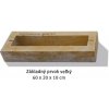 Semmelrock Bellamonte múr 60x20x10cm, Farby medová Semmelrock Bellamonte múr 60x20x10cm, Farby medová