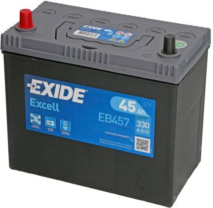 Exide Excell 12V 45Ah 330A EB457