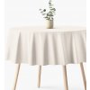 Goldea okrúhly obrus peru - prírodný Ø 250 cm Goldea okrúhly obrus peru - prírodný Ø 250 cm