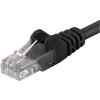 PremiumCord sp6utp005C Patch UTP RJ45-RJ45 CAT6, 0.5m, černý