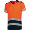 Tricorp unisex T-Shirt High Vis Bicolor fluorescenčná oranžová T019814 M Tricorp unisex T-Shirt High Vis Bicolor fluorescenčná oranžová T019814 M