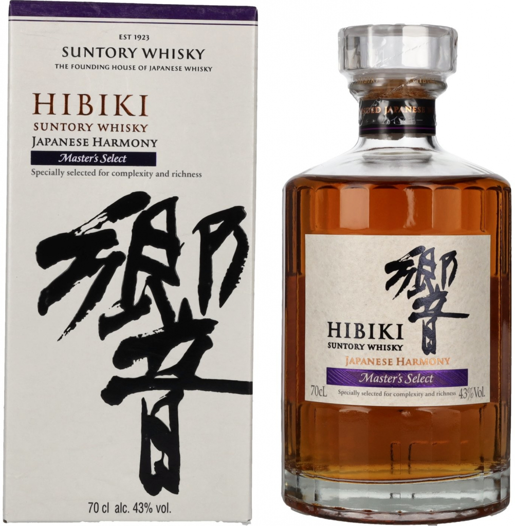Suntory Hibiki Harmony Master´s Select 43% 0,7 l (kartón)