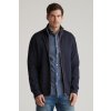 Gant SACKER RIB FULL ZIP CARDIGAN EVENING BLUE