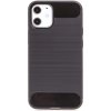 AppleMix Kryt FORCELL Carbon pre Apple iPhone 12 / 12 Pro - gumový - čierny AppleMix Kryt FORCELL Carbon pre Apple iPhone 12 / 12 Pro - gumový - čierny