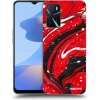 Picasee silikónový čierny obal pre OPPO A16 - Red black Picasee silikónový čierny obal pre OPPO A16 - Red black