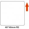 Niimbot etikety R 40 × 40 mm 180 ks White na B21 Niimbot etikety R 40 × 40 mm 180 ks White na B21