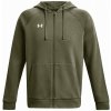Pánska mikina Under Armour Rival Fleece FZ Hoodie Veľkosť: L / Farba: tmavozelená Pánska mikina Under Armour Rival Fleece FZ Hoodie Veľkosť: L / Farba: tmavozelená