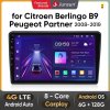 Rádioprehrávač pre Citroen Berlingo B9 Peugeot Partner 2008-2019 2-DIN Rádioprehrávač pre Citroen Berlingo B9 Peugeot Partner 2008-2019 2-DIN