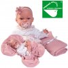 Antonio Juan 70358 TONETA realistická miminko se speciální pohybovou funkcí a měkkým látkovým tělem 34 cm