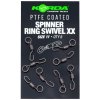 Korda Obratlík PTFE Spinner Ring Swivel XX veľ.11 8 ks