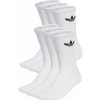 adidas Originals | Originals Trefoil Crew Cushion 6 Pair Socks | biela| L adidas Originals | Originals Trefoil Crew Cushion 6 Pair Socks | biela| L