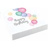 Amscan servítky Happy Birthday Pastelové balóny 33x33cm