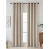 MKLozkoviny.sk Blackout závesy Elias prírodná - 140 × 180 cm (2 ks) - krúžky MKLozkoviny.sk Blackout závesy Elias prírodná - 140 × 180 cm (2 ks) - krúžky